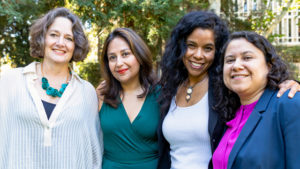 Maite Zubiaurre, Ananya Roy, Gaye Theresa Johnson, Leisy Abrego (left to right)